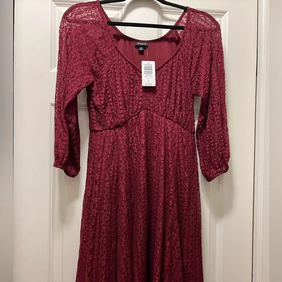 burgundy dress torrid Rainbow Astral Glitter Bodycon Dress main image 1